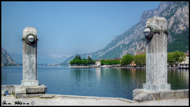 Lake side, Lecco, Lake Como, Italy