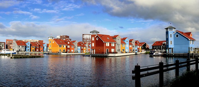 Groningen Reitdiephaven  Panorama
