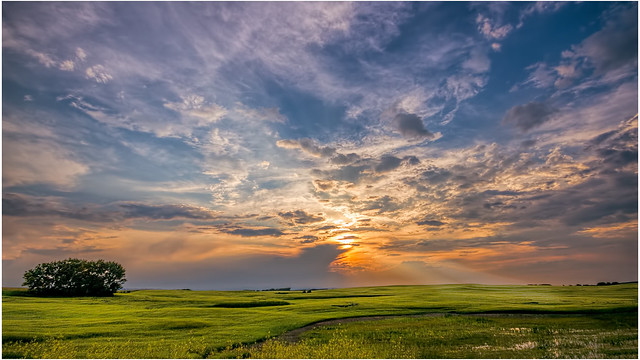Prairie Sunset - Alberta
