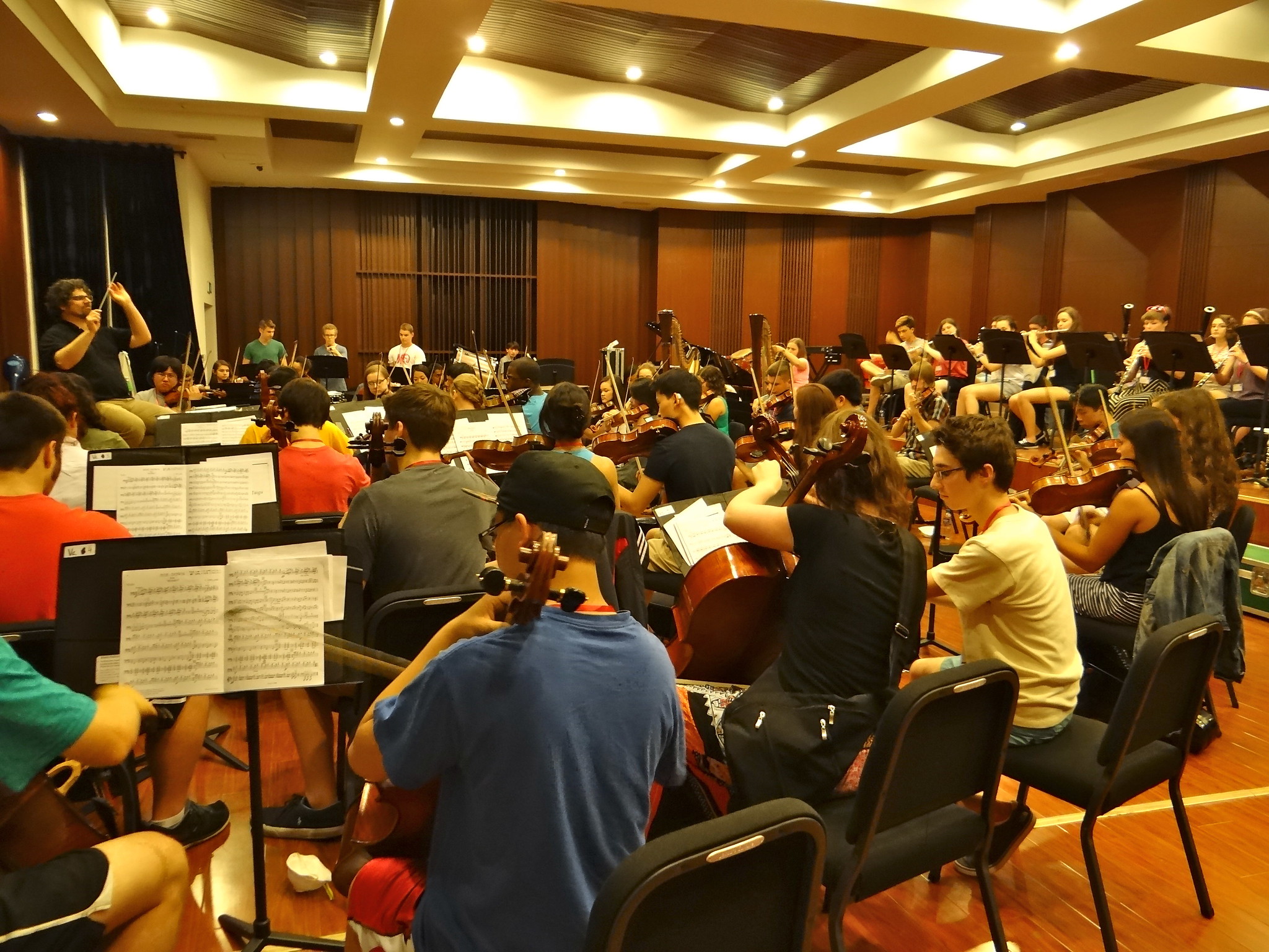 First Symphony Orchestra Rehearsal in Beijing