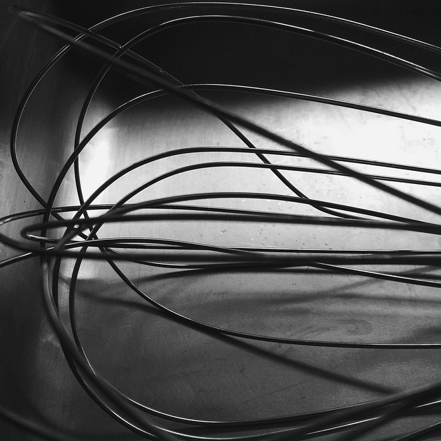 whisks in b&w