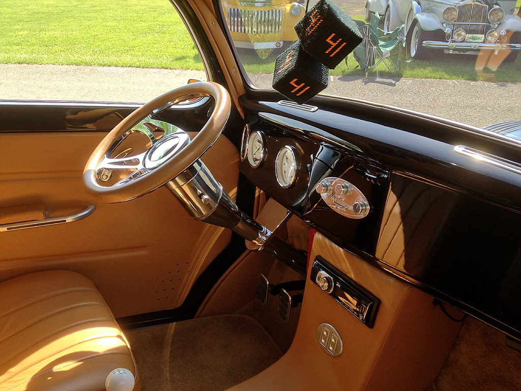 ’41 Willys hot rod | Sanitary interior in a 1941 Willys coup… | Flickr