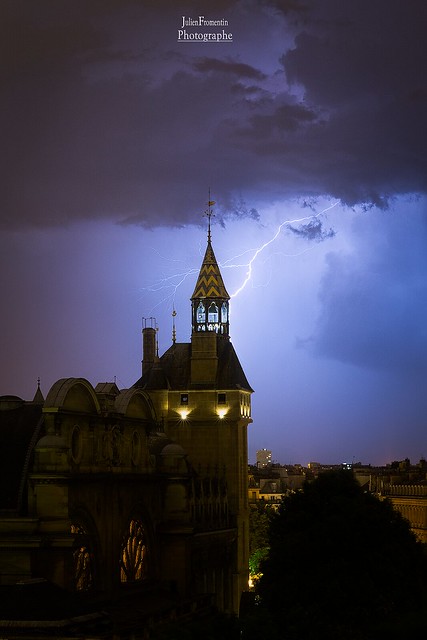 Storm Over La Conciergerie, Paris