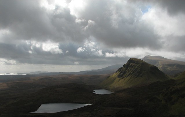 27th April 2008. Trotternish view to Beinn Edra from the Quirang, Isle of Skye, Scotland.