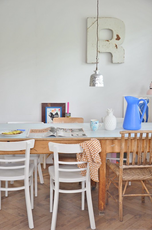 canteen table in the kitchen