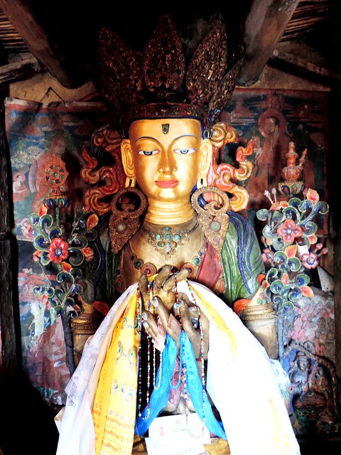 Thiksey-Maitreya Buddha in Lhamo Lhakhang