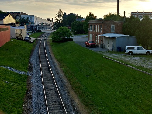 road county railroad morning westminster june sunrise way early town md downtown track ben web tracks maryland rail railway down area rails mornings carroll roads railways ways midland railroads 2014 rxr trackway trackways marylandmidlandrailway schumin schuminweb