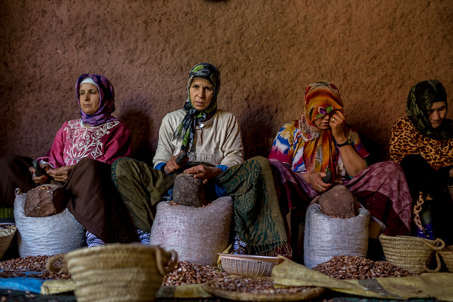 Skilled Berber women