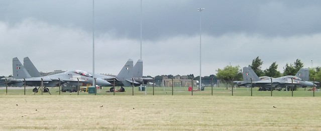 Indian Airforce Su30s @ RAF Coningsby 27-07-15