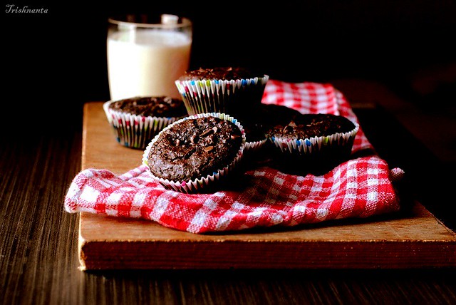 Healthy chocolate muffins