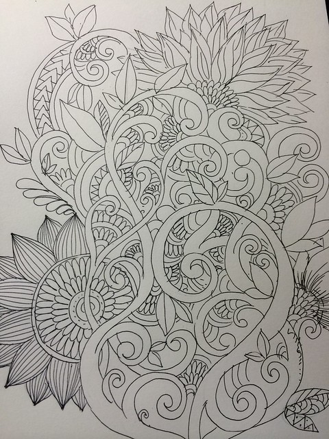 Botanical Zentangle