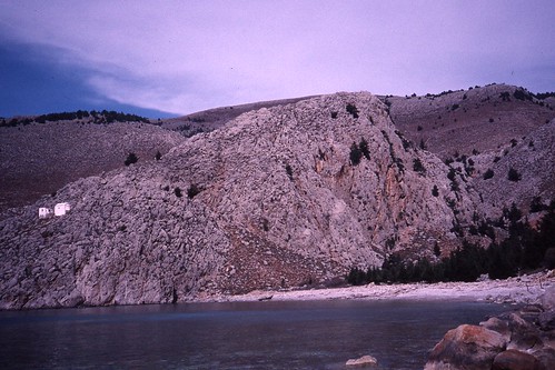 Agios Vasilios monastery and Lapithos beach, Symi; October 1998