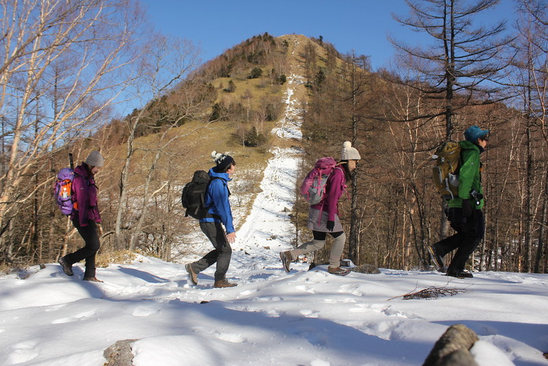 冬の笠取山