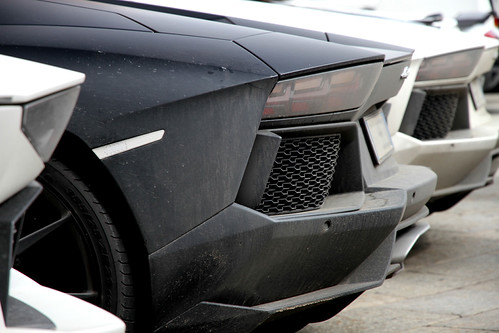 Aventador Black & White | by Vlammensee