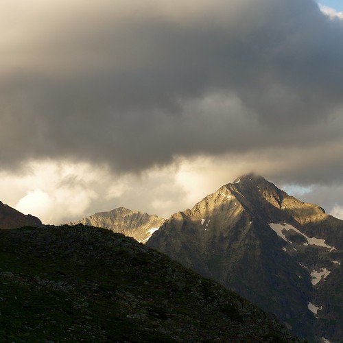dsc_7617 by antoine.pardigon, clapier du peyronsunset mountains alpes rando ecrins isere 2014 caflesamis lacsgarylabarre