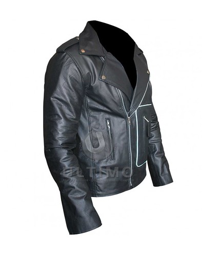 Danny Zuko Leather Jacket | For fans of John Travolta, he wa… | Flickr