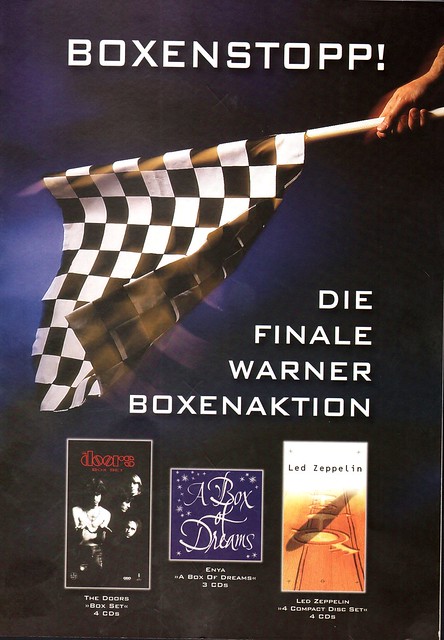 Warner Brothers - CD Boxes Sheet - 1999 - Germany - P1
