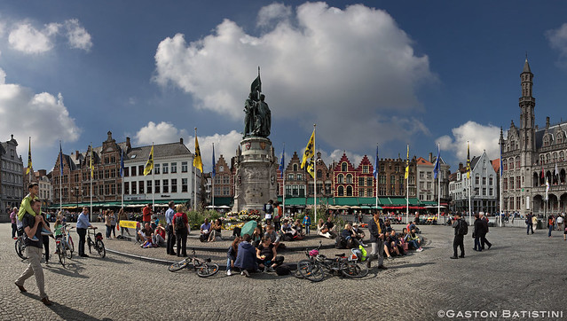 De Grote Markt, Brugge, West Vlaanderen region, Belgium