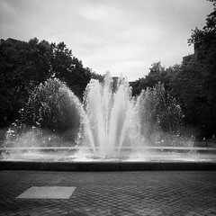 Stuyvesant Oval Fountain. Stuyvesant Town. NYC. 8.30.14