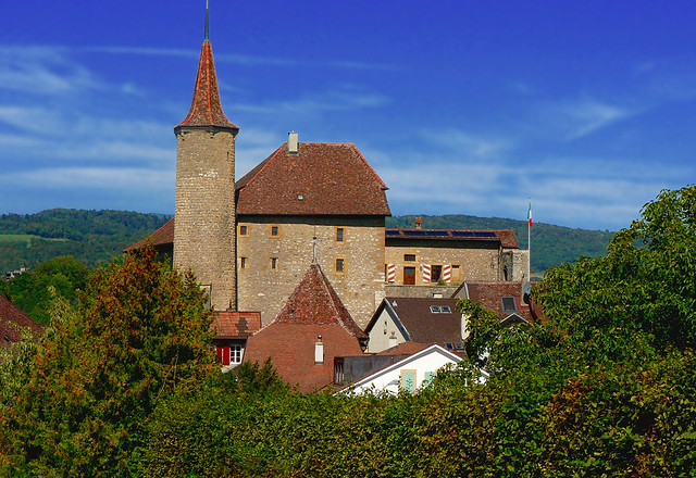 SWITZERLAND - Boudry - Castle