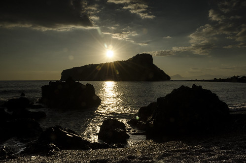 Controluce - Backlight by Immacolata Giordano, Località Fiuzzi, Praia a Mare, Calabria.sunset italy sun italia tramonto mare calabria isoladidino p
