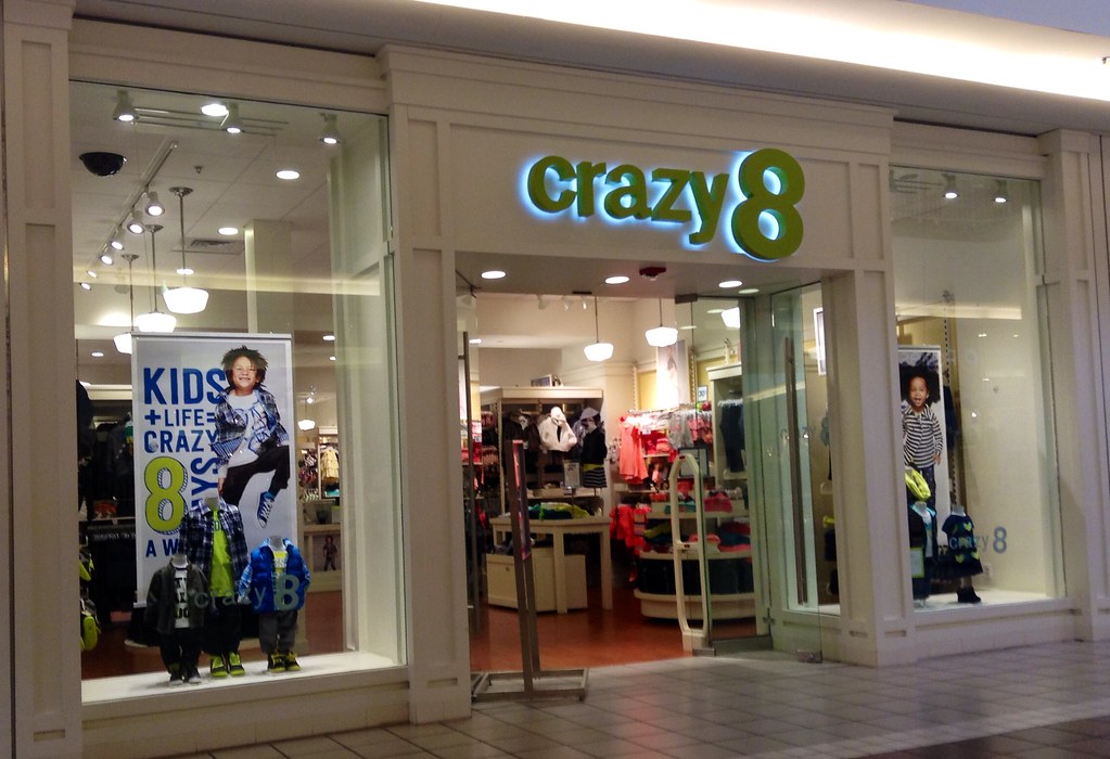 New shop 8. Crazy8 детская одежда. Crazy 8. Crazy 8 Store. Сумасшедший магазин.
