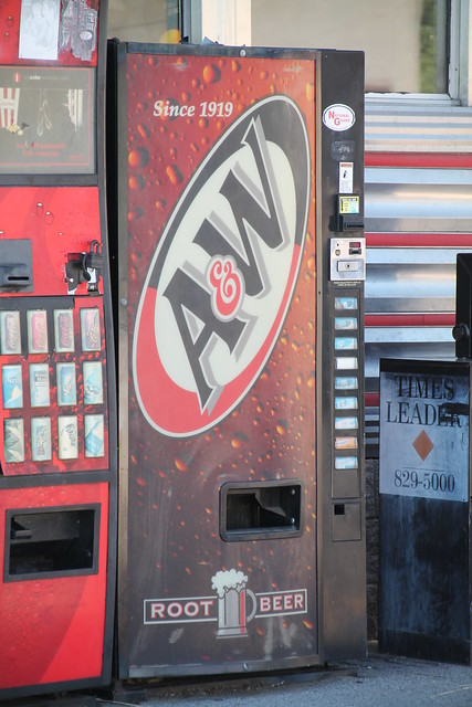 A&W vending machine