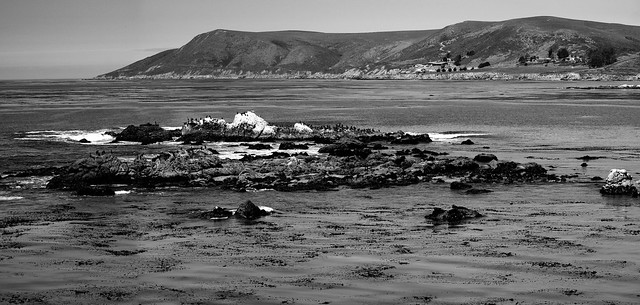 Headlands Panorama II B&W