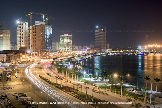 A nova Marginal de Luanda, Avenida 4 de Fevereiro e a Baía de L