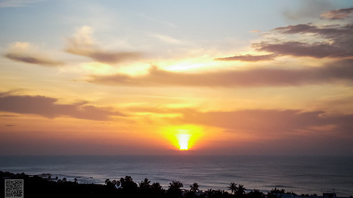 ocean morning sea sky sun clouds dawn marine indian kland