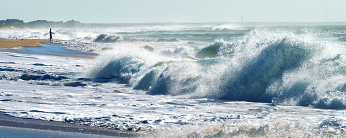 ocean travel sea usa lighthouse beach nc fishing fisherman surf waves large hatteras cape obx bigwaves