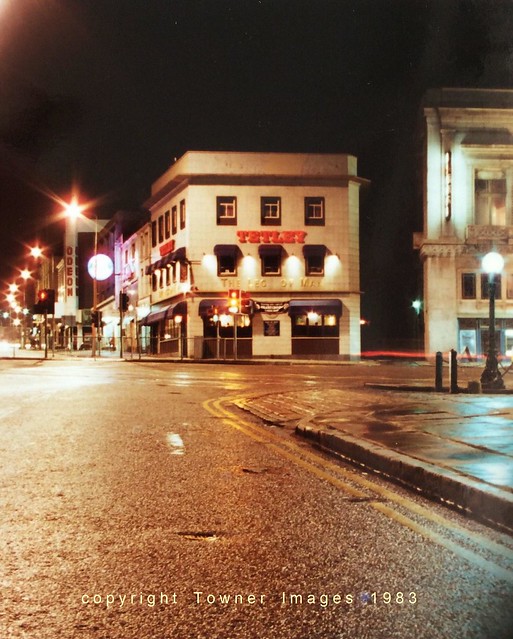 Odeon cinema and Legs of Man pub, Liverpool in 1983