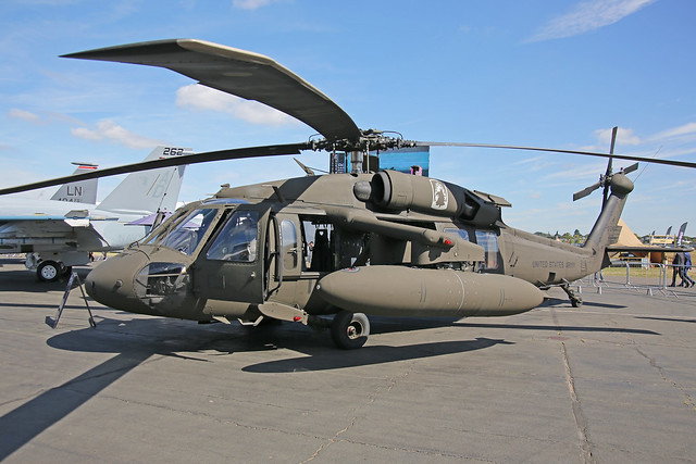 0-24647 UH-60A US Army  at Farnborough on the 16th July 2014