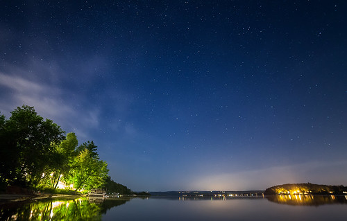 summer sky panorama cloud lake seascape canada black color reflection tree green nature water forest season landscape star boat photo nightscape quebec location manmade estrie saintecatherinedehatley