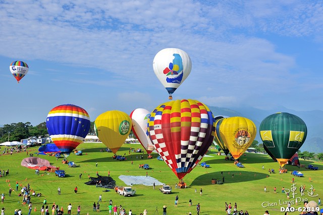 DAO-62819 台灣景點,台東鹿野高台,熱氣球嘉年華,鹿野高台熱氣球