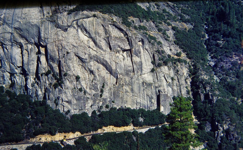 route de Tioga pass yosemite californie sept 1979