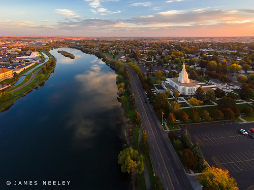 snakeriver aerialphotography idahofalls mormontemple drone ldstemple idahofallstemple jamesneeley djiphantom