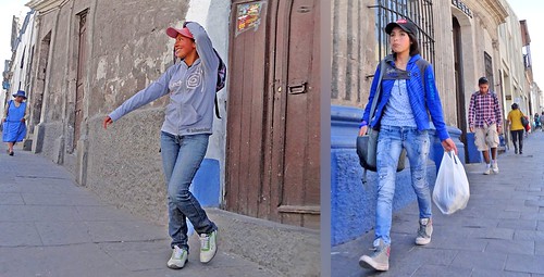 peru arequipa teen school girls chica peruana jeans solo travel bilwander ρeru