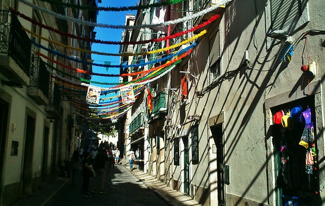 Colors in Bairro Alto, Lisboa