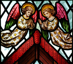 Angels at the Nativity by Francis of London, 1872