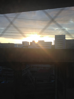 sunrise over Toyoko Inn