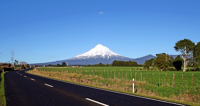 Mount Egmont on a very clear day.NZ.(Explored)