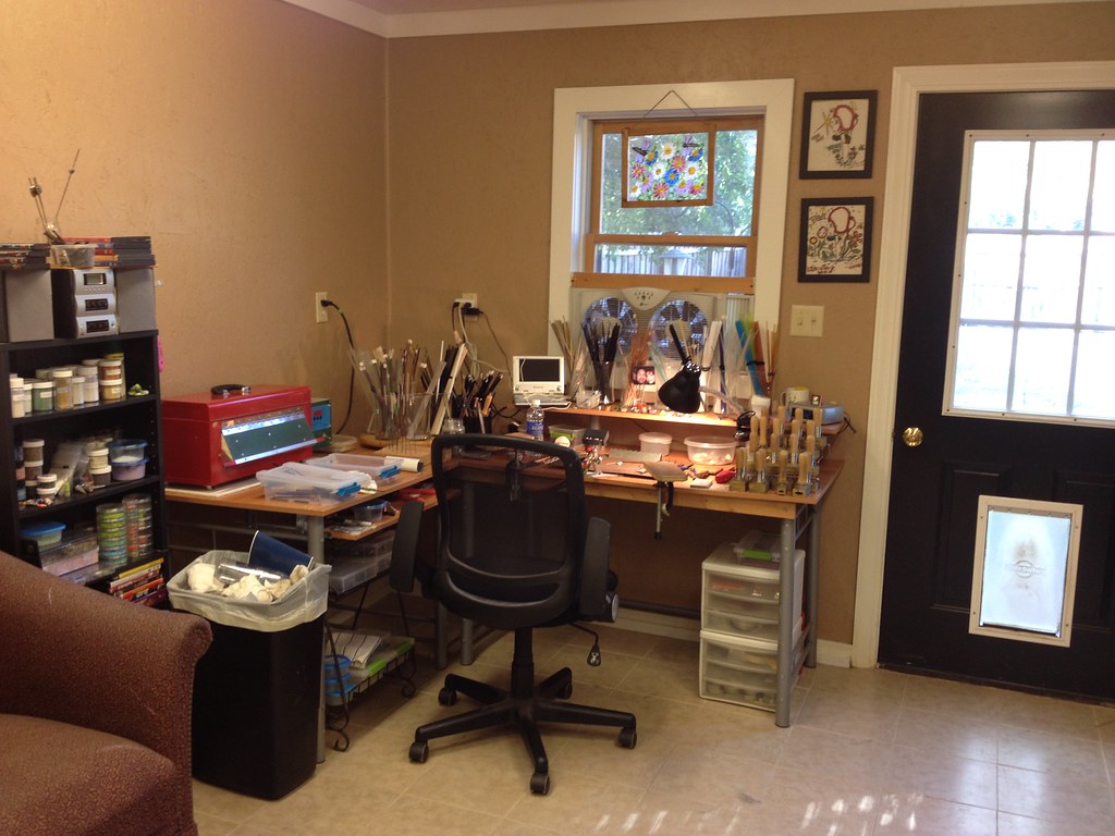 My Studio | Lampworking area | Tammy Rudd | Flickr