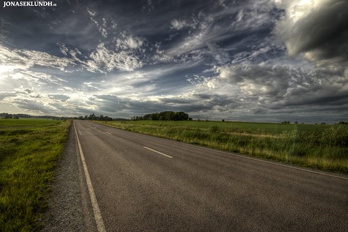 The long way home by Jonas Eklundh, clouds landscape landskap