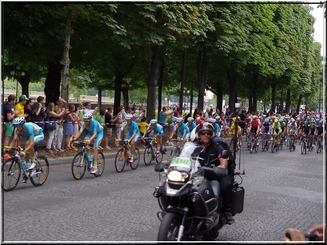 Le peloton du Tour de France
