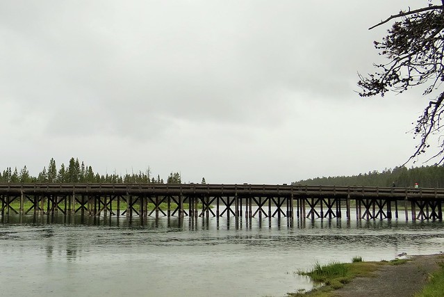 Fishing Bridge in the Rain