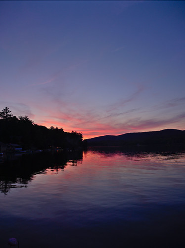 P6280422 by Paul Henegan, OLYMPUS DIGITAL CAMERA         sunset massachusetts crepuscule lakebuel newmarlborough