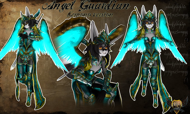 Angel Guardian Blue Kemono