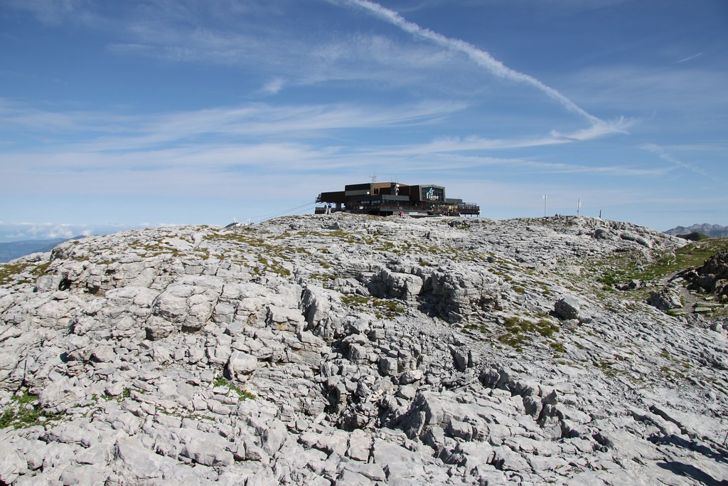 Extreme Environments - A ski station, in a limestone landscape, in the summer - summit of les Grandes Platières, Flaine, France
