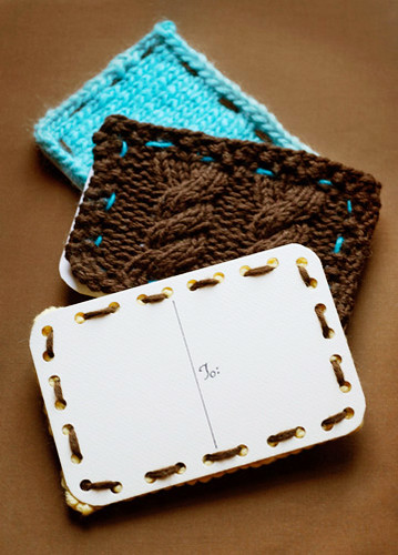 Knitted Postcard